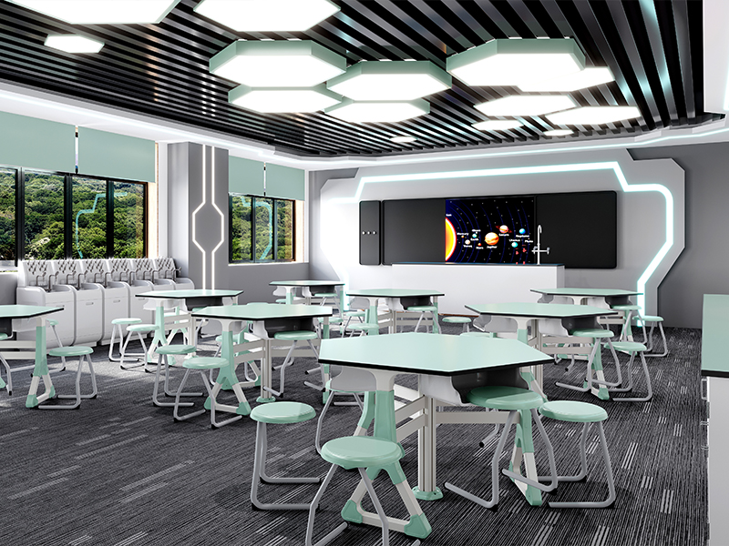 科學(xué)實(shí)驗(yàn)室（六角桌）