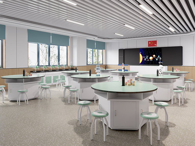 科學(xué)實(shí)驗(yàn)室（全鋼圓形桌）